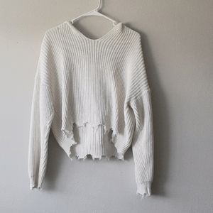 Cropped sweater